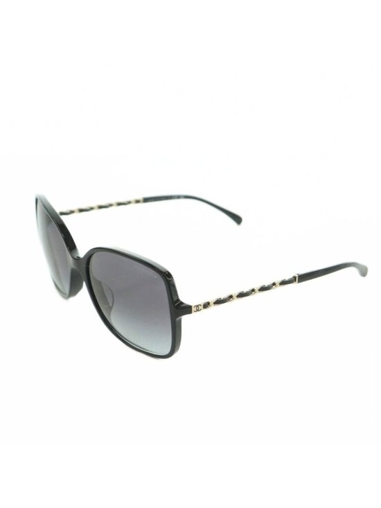 Chanel CC Logo Sunglasses Self Frame Gradient Lens 57 Black OH Eyewear main image 3